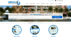 Desktop Screenshot of pelicanbaypropertysearch.com