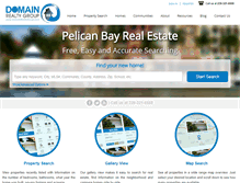 Tablet Screenshot of pelicanbaypropertysearch.com